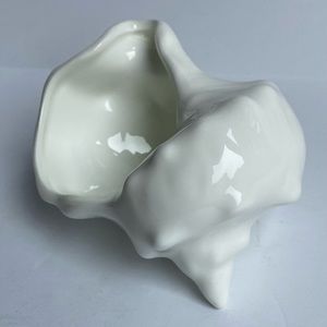 Wedgwood Nautilus Collection Conch Shell 4.5" White Vintage Beach Shell Mint